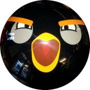 Spare Semi-transparente Angry Birds Noir
